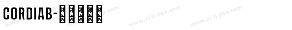 CORDIAB字体转换