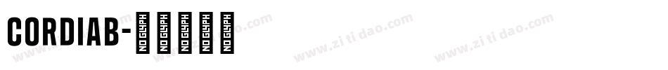 CORDIAB字体转换