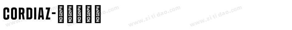 CORDIAZ字体转换
