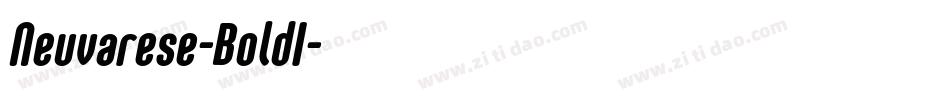 Neuvarese-BoldI字体转换 Neuvarese-BoldI字体转换