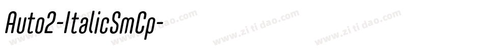 Auto2-ItalicSmCp字体转换