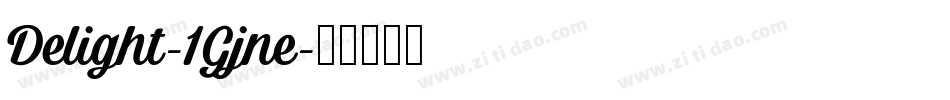 Delight-1Gjne字体转换