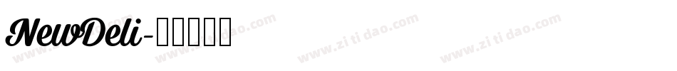 NewDeli字体转换
