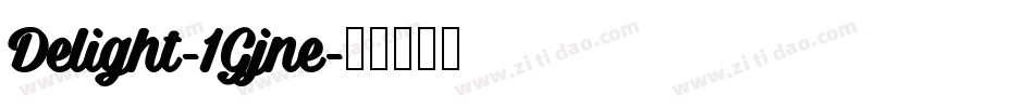 Delight-1Gjne字体转换