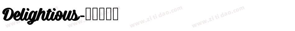Delightious字体转换