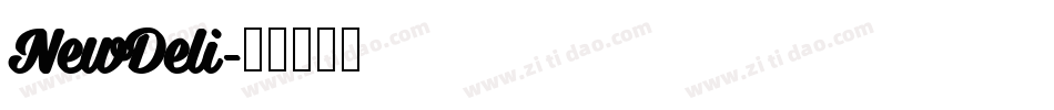 NewDeli字体转换