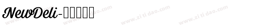 NewDeli字体转换