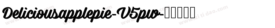 Deliciousapplepie-V5pw字体转换