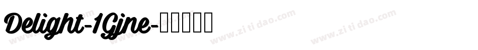Delight-1Gjne字体转换