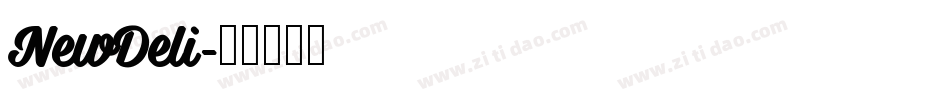 NewDeli字体转换