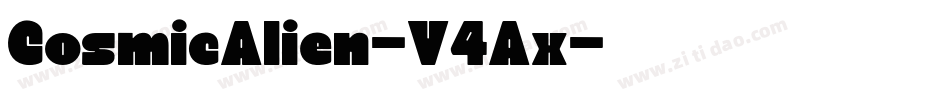 CosmicAlien-V4Ax字体转换