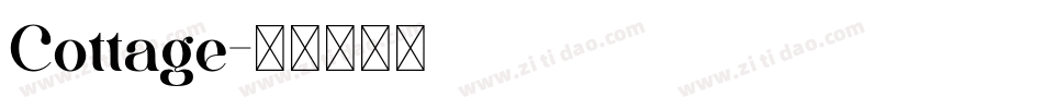 Cottage字体转换