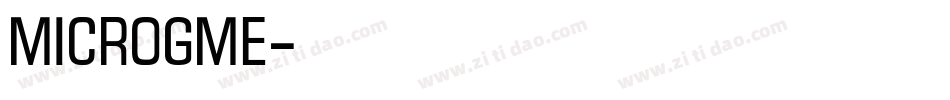 MICROGME字体转换
