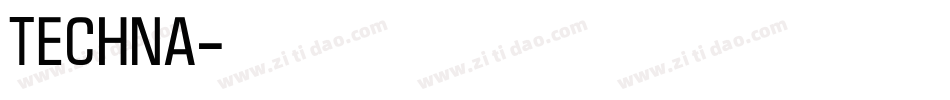 Techna字体转换