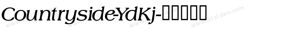 Countryside-YdKj字体转换