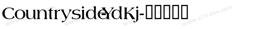 Countryside-YdKj字体转换