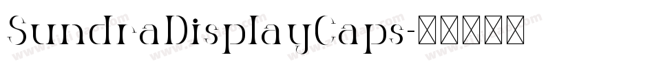 SundraDisplayCaps字体转换