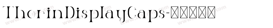 ThorinDisplayCaps字体转换