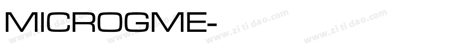 MICROGME字体转换