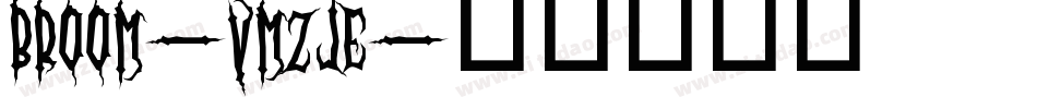 Broom-vmZJE字体转换