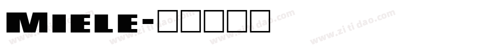 Miele字体转换