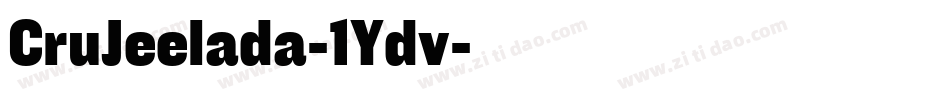 CruJeelada-1Ydv字体转换