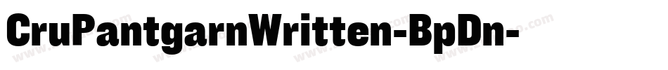 CruPantgarnWritten-BpDn字体转换