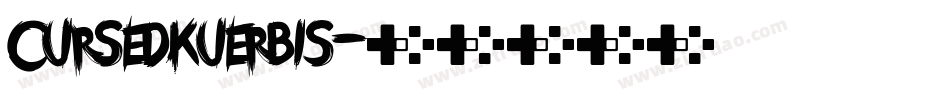 CursedKuerbis字体转换