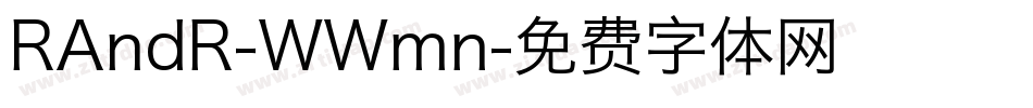 RAndR-WWmn字体转换
