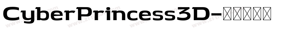 CyberPrincess3D字体转换