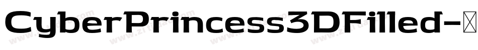 CyberPrincess3DFilled字体转换