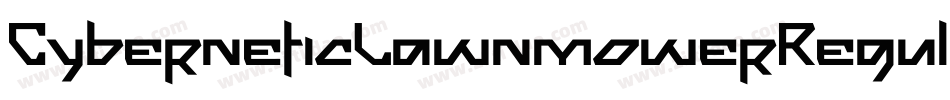 CyberneticLawnmowerRegular-7LVP字体转换