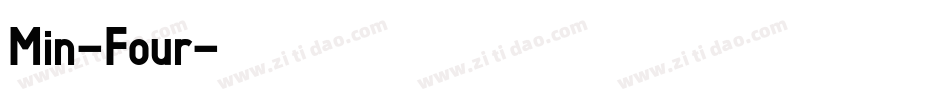 Min-Four字体转换