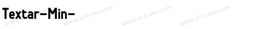 Textar-Min字体转换