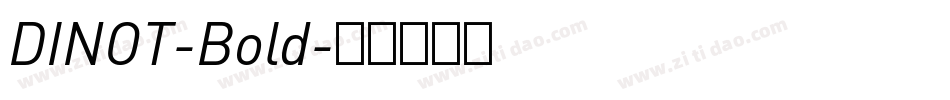 DINOT-Bold字体转换
