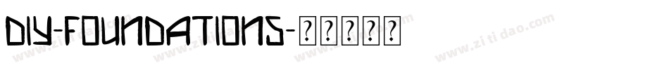 DIY-Foundations字体转换