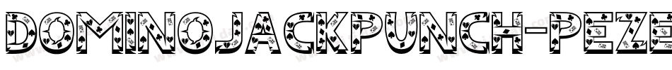 DominoJackPunch-PEZE字体转换