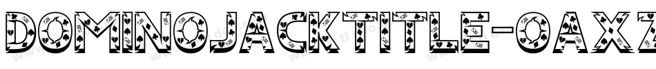 DominoJackTitle-oaxz字体转换