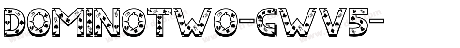 DominoTwo-gwV5字体转换
