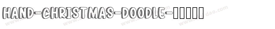 Hand-Christmas-Doodle字体转换