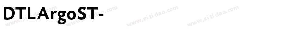 DTLArgoST字体转换