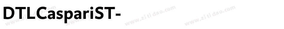 DTLCaspariST字体转换