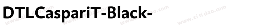DTLCaspariT-Black字体转换