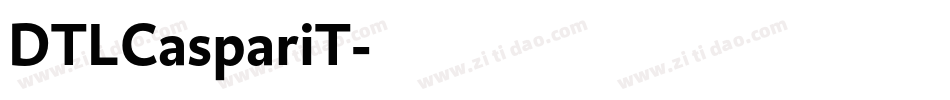 DTLCaspariT字体转换
