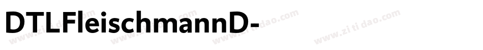 DTLFleischmannD字体转换