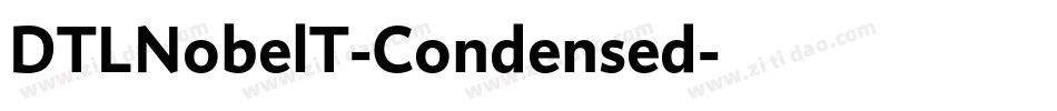 DTLNobelT-Condensed字体转换