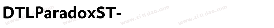 DTLParadoxST字体转换