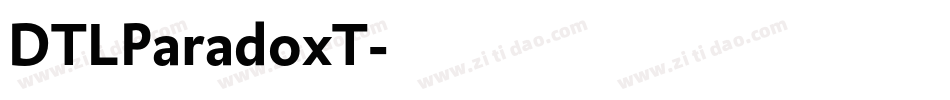 DTLParadoxT字体转换