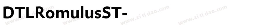 DTLRomulusST字体转换