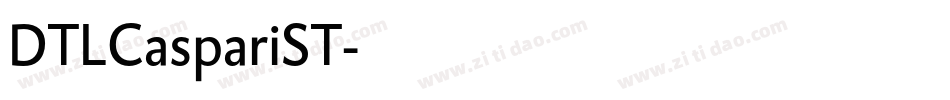 DTLCaspariST字体转换